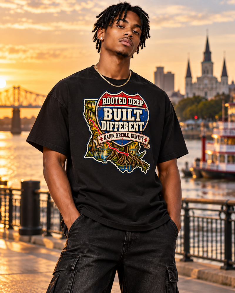 Built Different Louisiana streetwear collection