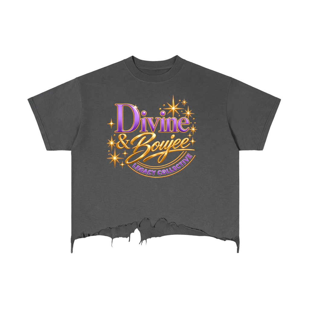 Divine & Boujee Legacy Collective Distressed Boxy Tee