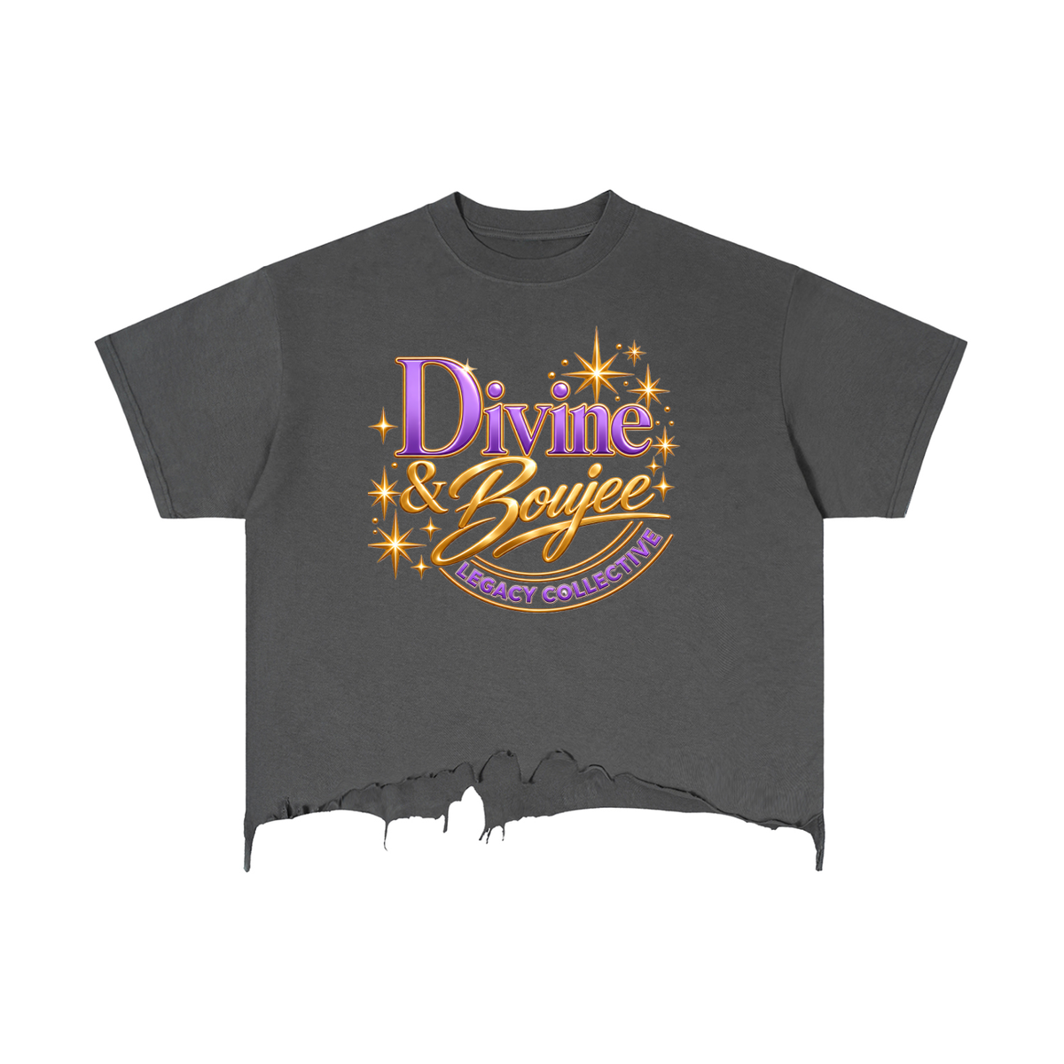 Divine & Boujee Legacy Collective Distressed Boxy Tee