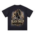 Black Sheep Square Patch Washed Tee